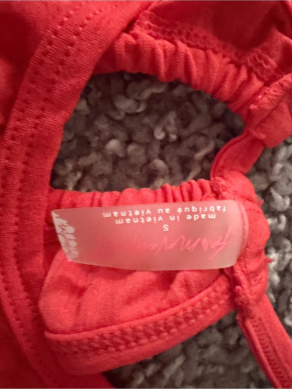 Free People Red Open-Back Racerback Tank - Picture 4 of 5
